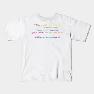 Funny quotes from known people Kids T-Shirt